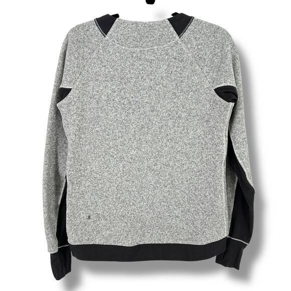 Lululemon Fleet Street Pullover Sweatshirt Heather Gray Soot Est. Sz 6 - Picture 3 of 5